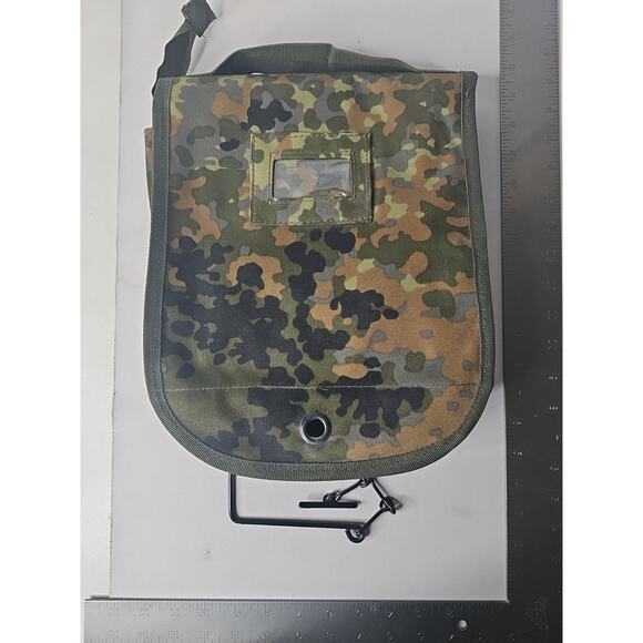 CNM Flecktarn Camouflage Travel Wash Bag - Army Military Shaving Hanging Toiletr